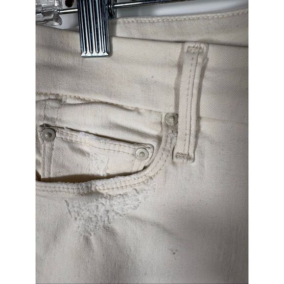 Mother bump in the night off white denim jeans size 27 - Picture 6 of 11